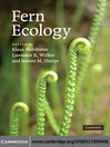Fern Ecology (eBook)